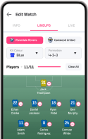 Sofascore editor